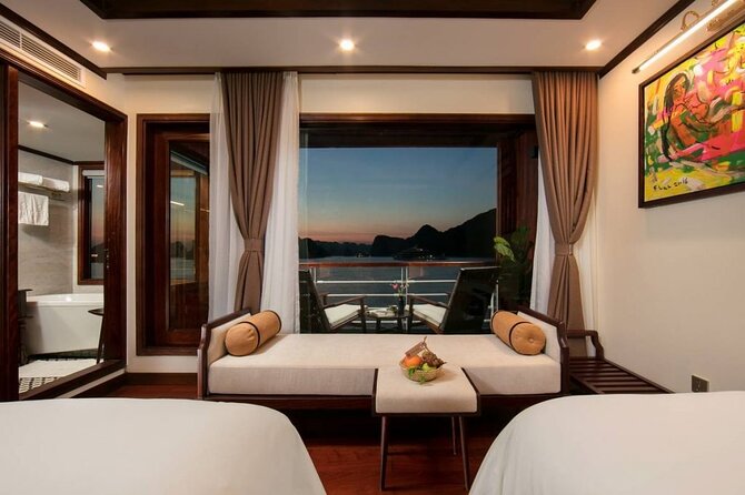 Heritage Cruises Best Luxury Cruise to Halong and Lan Ha Bay 2D1N - Vovinam at sunrise and the Dark and Bright Cave