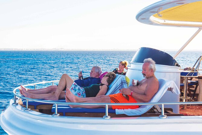 Hurghada: Elite VIP Cruise with Seafood and BBQ Buffet Lunch - The First Snorkeling Stop: Coral and Clear Water
