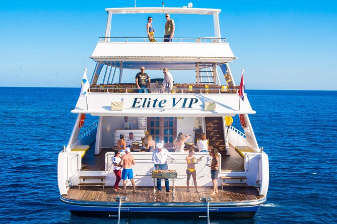 Hurghada: Elite VIP Cruise with Seafood and BBQ Buffet Lunch - The Second Reef Stop and Guided Time in the Water