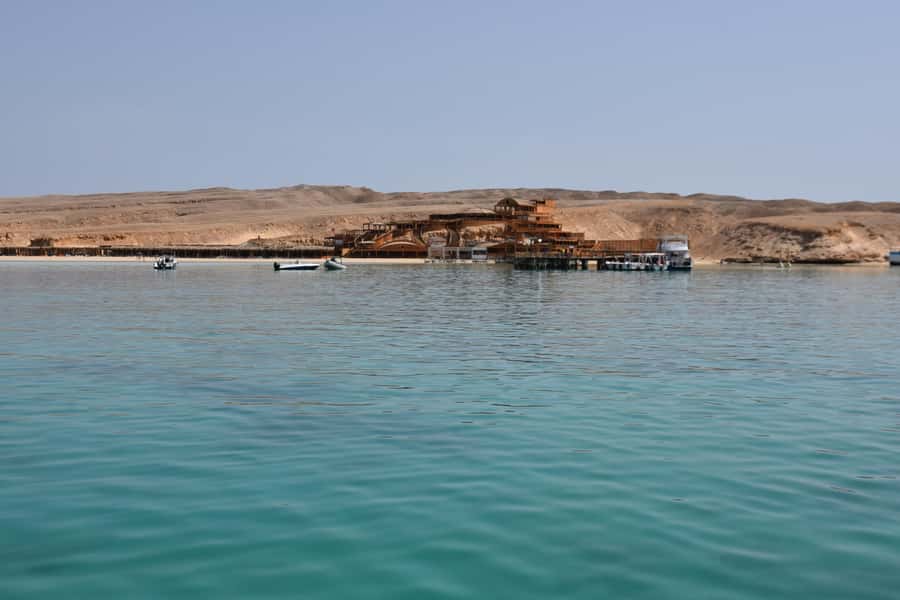 Hurghada: Luxury Giftun island w/snorkeling/lunch & Massage - Sailing toward Giftun Island and Orange Bay