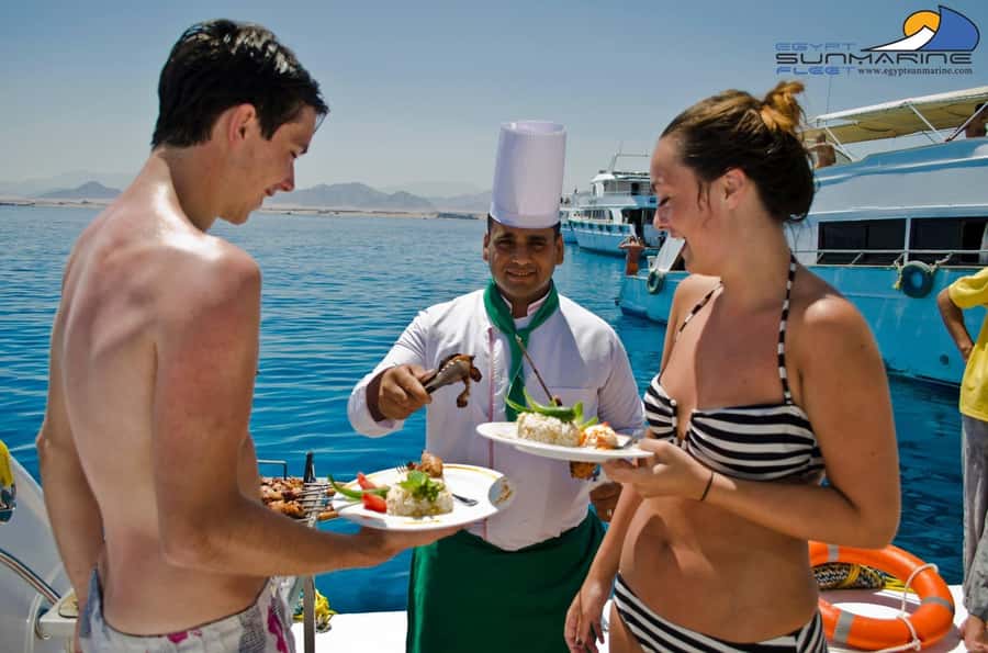 Hurghada: Luxury Orange Bay Cruise with Lunch and Pickup - Two snorkeling stops on the Red Sea