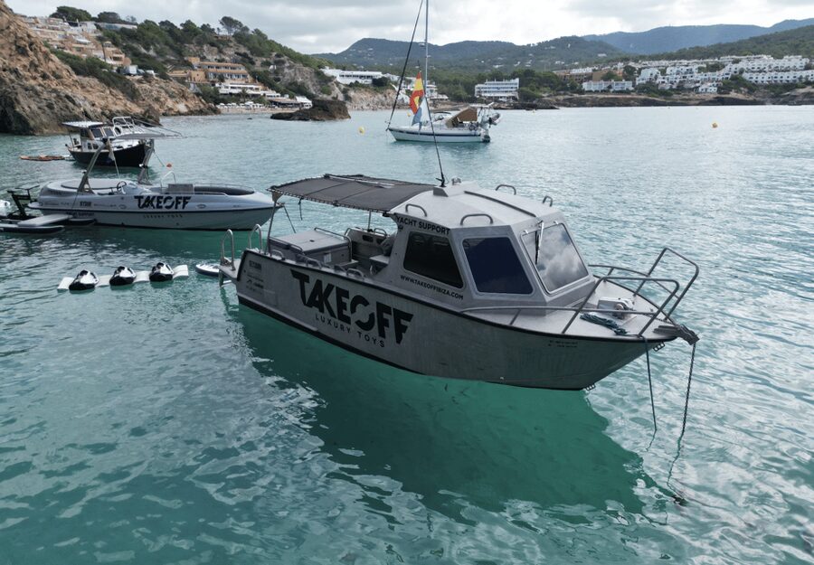 Ibiza: Beach and Cave Boat Tour with Luxury Water Toys - Key points at a glance