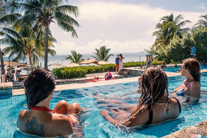 Isla Mujeres luxury catamaran with premium open bar and lunch - Downtown Isla Mujeres: one hour or much longer