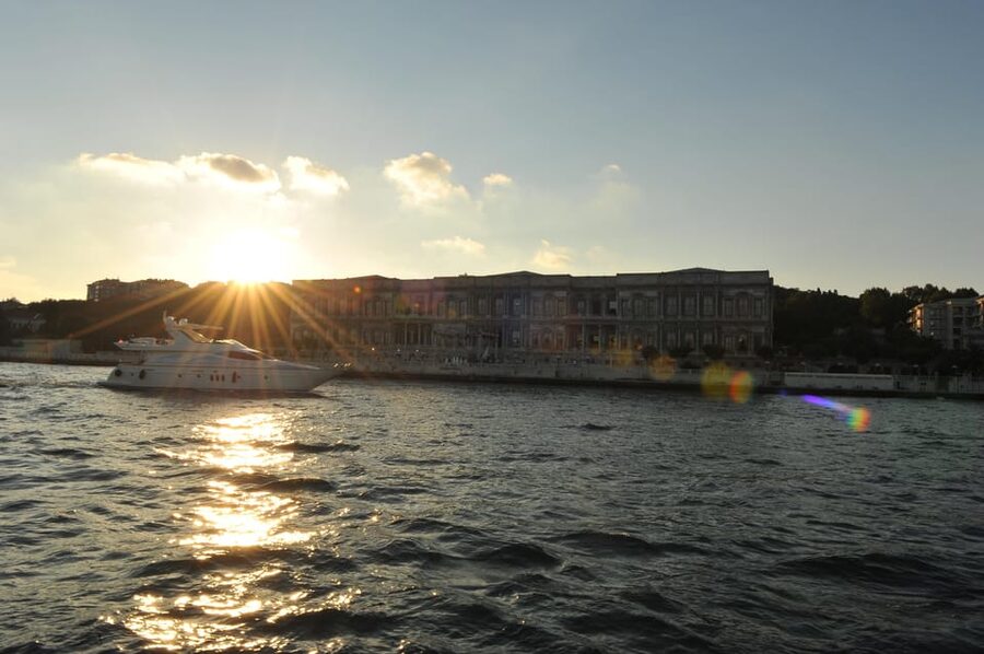 Istanbul: Bosphorus Cruise by Luxury Yacht - Rumeli Fortress, a medieval wall beside the water