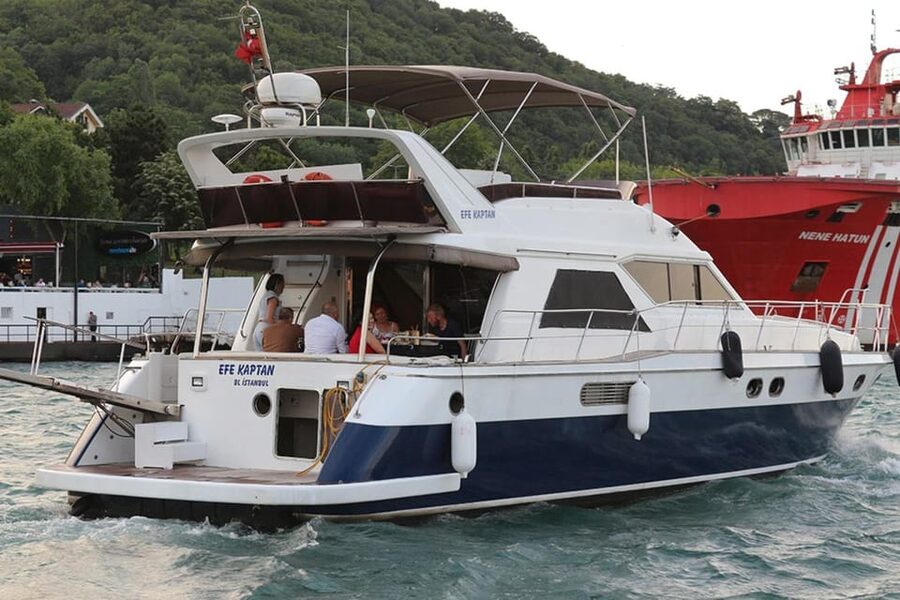 Istanbul: Luxury Yacht Tour at Sunset w Snacks - Duration, Route, and the Return Point