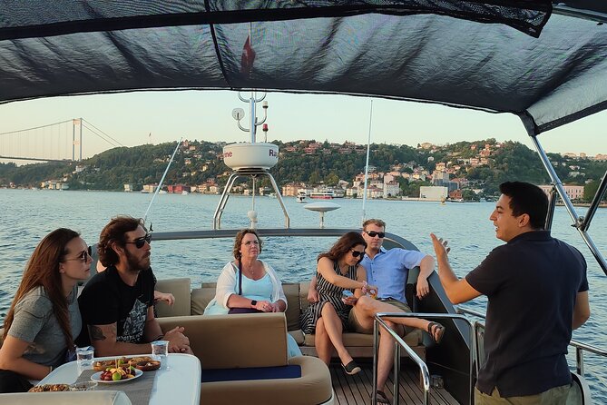 Istanbul Sunset Cruise on Luxury Yacht - Guided Group Cruise - Galata Bridge, Galata Tower, and Galataport
