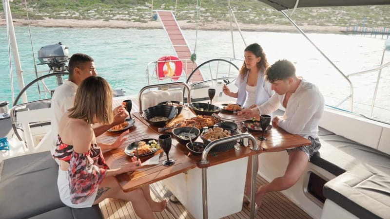 Kissamos: Balos & Gramvousa Luxury Catamaran Cruise - The short sail to Balos Lagoon