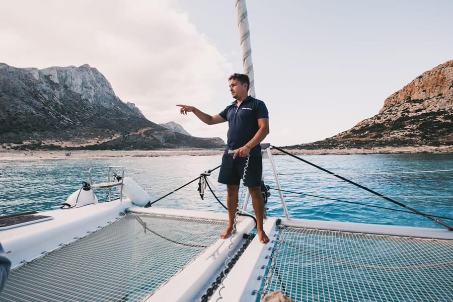 Kissamos: Balos & Gramvousa Luxury Catamaran Sailing Cruise - Gramvousa adds food, swimming, and a castle option