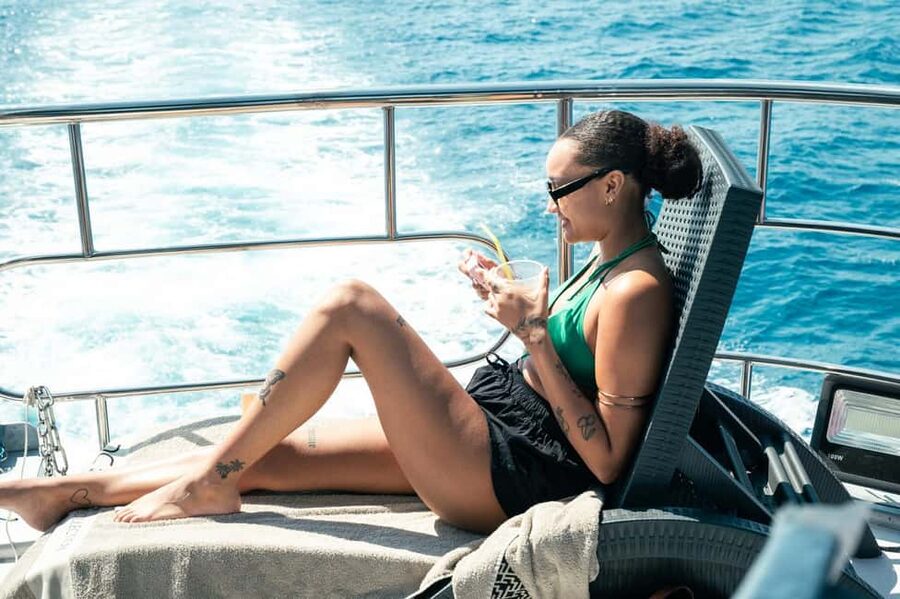 Kos Pearl 3 Island: Lounge in Luxury on the Aegean Waves - Blue Lagoon: the splashiest stop of the cruise