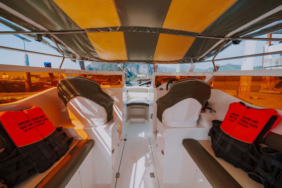 Krabi: 4 Islands Private Luxury Speed Boat Tour - Railay Beach, Eighty Minutes to Slow Down