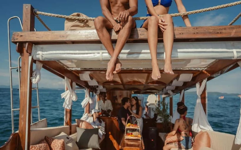 Krabi: 7 Island Tour by Luxury Longtail Boat with Snorkeling - Morning or sunset: choose the mood