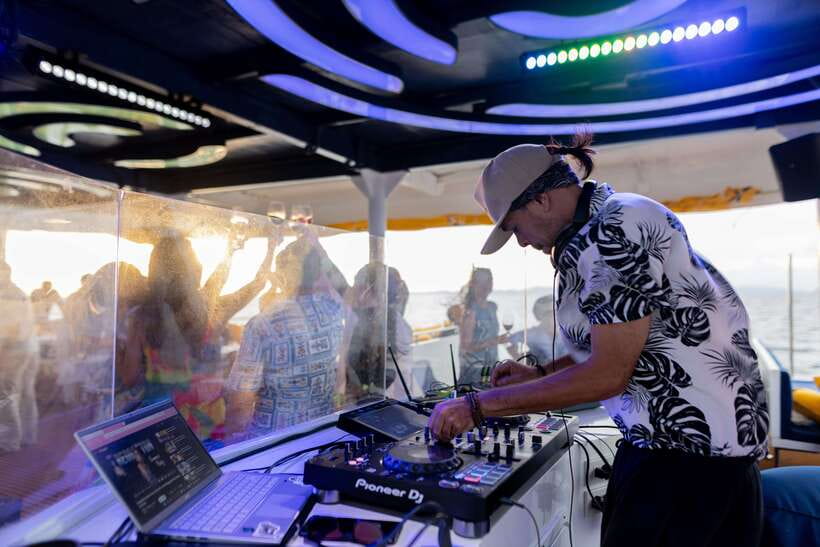 Krabi: Phi Phi Island Luxury Sunset Cruise by Meka Catamaran - Monkey Bay and Maya Bay