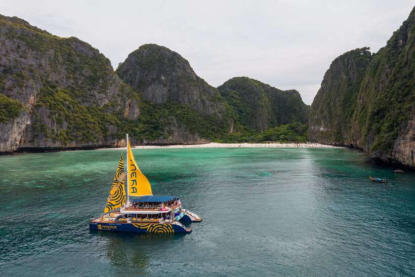 Krabi: Phi Phi Island Luxury Sunset Cruise by Meka Catamaran - A long day around the Phi Phi Islands