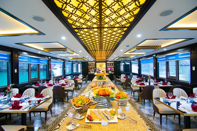 La Casta Cruise - Luxury Day Tour in Halong Bay (Expressway- Limousine) - Titop Island for the classic bay view