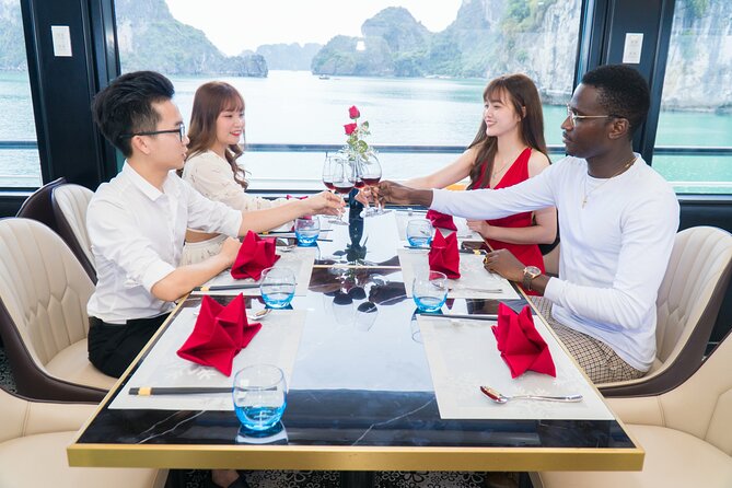 La Casta Cruise - Luxury Day Tour in Halong Bay (Expressway- Limousine) - Sunset party and the ride back to Hanoi