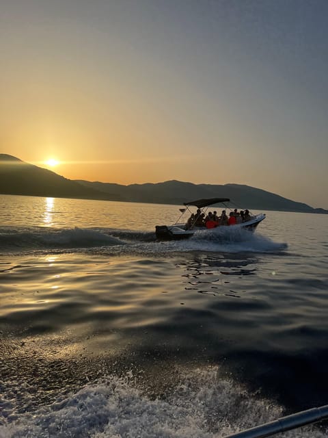 Laganas: Myzithres sunset experience with VIP speedboat - The Turtle Island stop is more than a photo stop