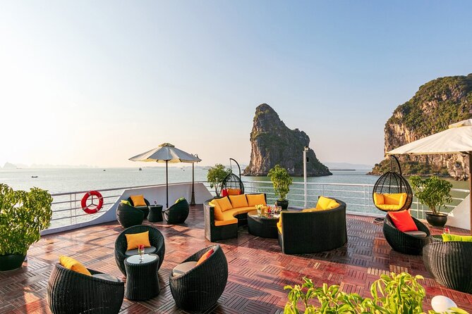 Lan Ha bay luxury cruise 2D/1N: Kayaking, Swimming & full meals, pristine bay - Day two: Tai Chi, breakfast, and Bright Cave