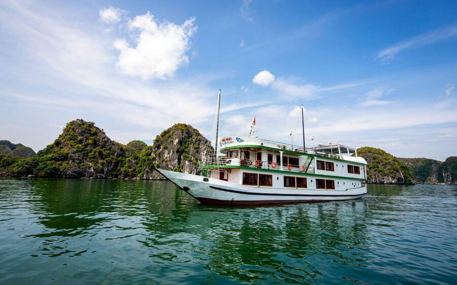 Lan Ha Bay Luxury Cruise with balcony - biking+kayak+tickets - Lunch, checkout, and the return journey