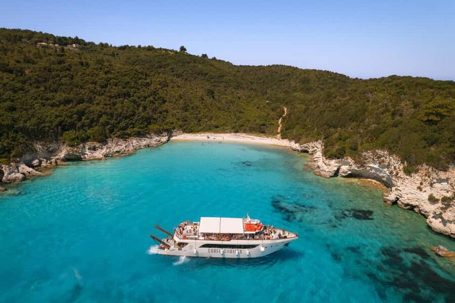 Lefkimmi: Paxos, Antipaxos, and Blue Caves Luxury Cruise - The Blue Caves make the first big impression