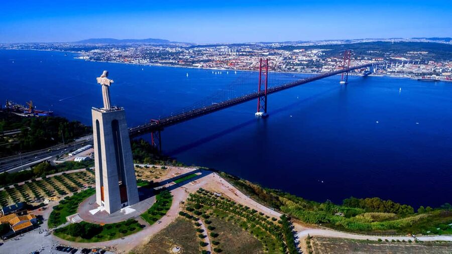 Lisbon: Private Luxury Tour to Belém, Cristo Rei and Alfama. - Cristo Rei and the view back to Lisbon