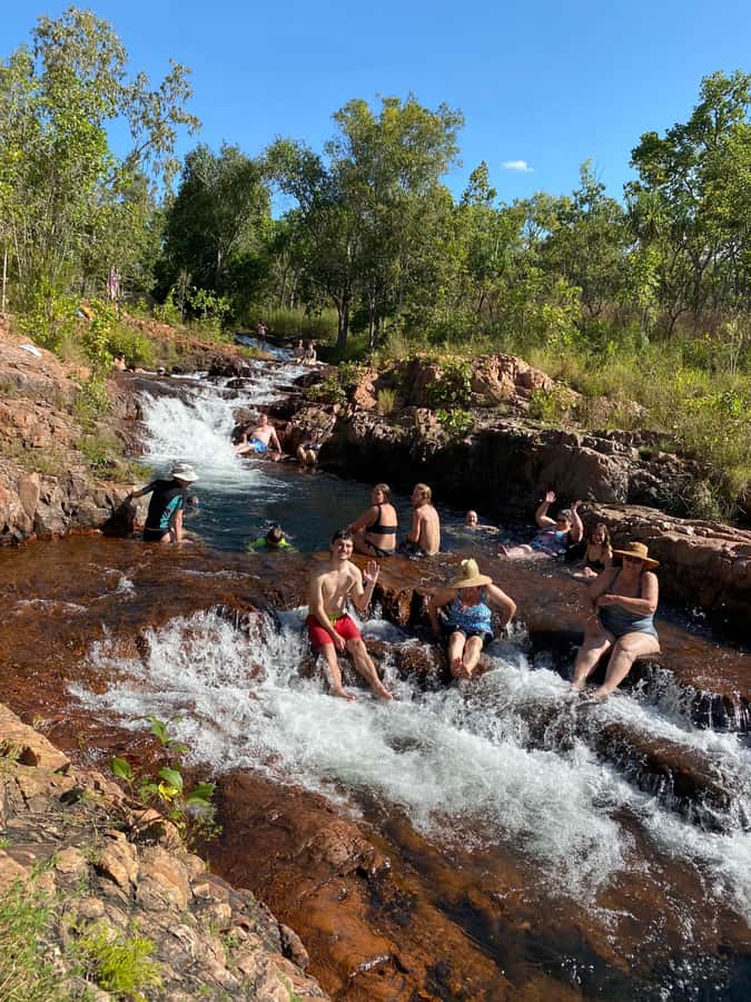Litchfield VIP Tours, Litchfield National Park, Day Tours, - Wangi Falls offers swimming and a short walk