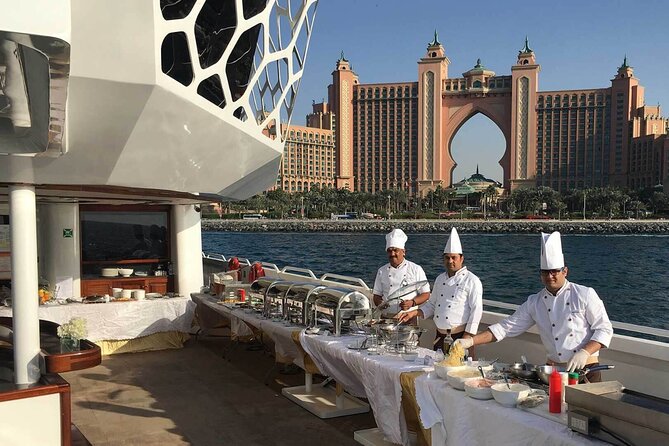 Lotus Mega Yacht Luxury Cruise with Live DJ, Dinner & Transfers - Dinner with barbecue and live cooking