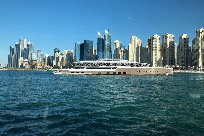 Luxury 7 Star Mega Yacht Dinner Cruise with International Buffet - The 2.5-hour route through Dubai Marina