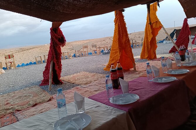 Luxury Agafay Desert : Quad Bike, Camel Ride, Pool & Dinner Show - A slower camel ride in traditional blue clothing