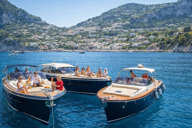 Luxury Amalfi Coast Boat Tour with Swim & Prosecco – Small Group - Castiglione Beach and the Ravello view