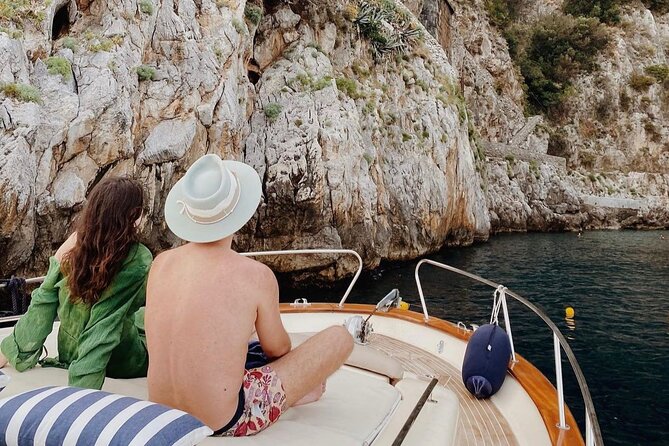 Luxury Amalfi Coast Boat Tour with Swim & Prosecco – Small Group - Conca dei Marini and the optional seafood lunch