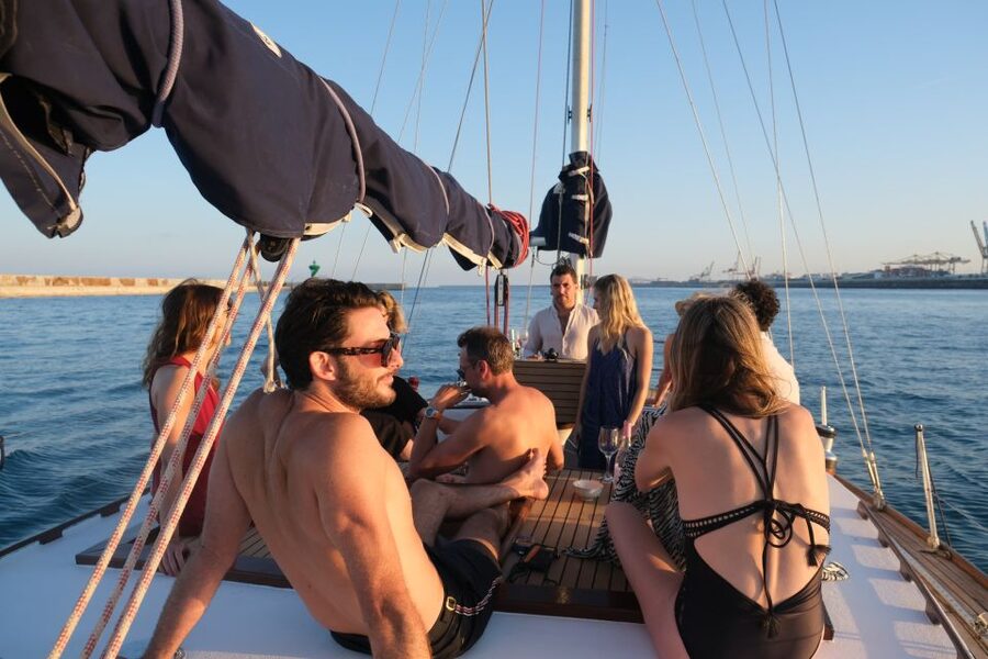 Luxury and exclusive sailing tour with private service - Swimming, paddleboarding, and extra activities