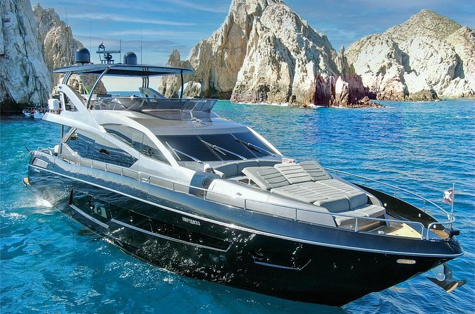 Luxury Black Yacht in Cabo - The yacht, crew, and private setting
