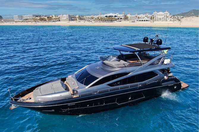 Luxury Black Yacht in Cabo - Cabo San Lucas Beach: easy water time in the bay