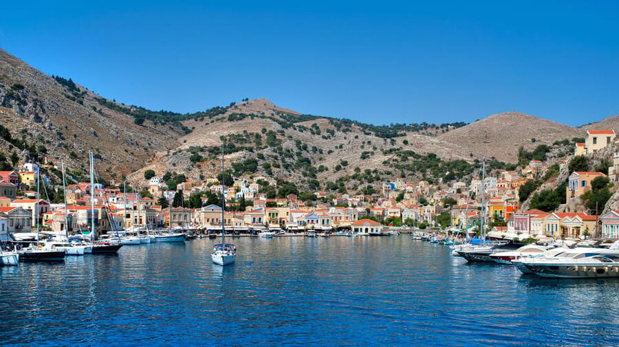 Luxury Boat Trip to Symi Island with Swimming at St. George - Swimming at St. George’s Bay