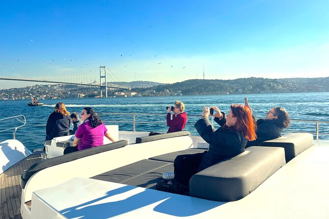 Luxury Bosphorus Yacht Tour – Asian Side Stop & Exploration - Dolmabahçe Palace and the European shoreline