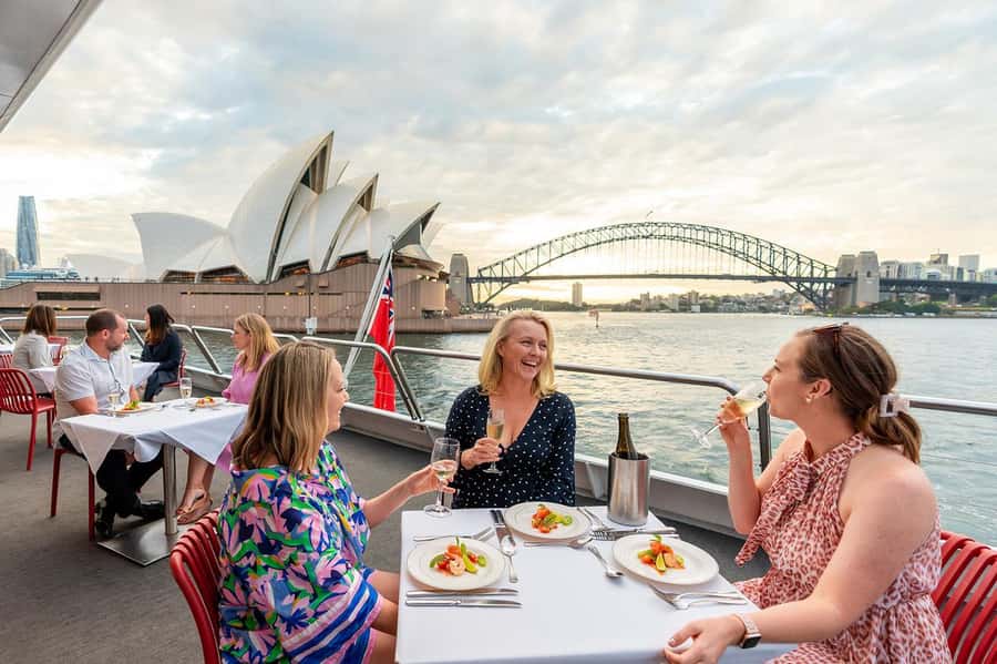 Luxury Catamaran Lunch Cruise with Deluxe Buffet - A calm way to see Sydney Harbour