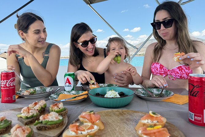 Luxury Catamaran Morning Semi-Private & Greek Gastronomy Athens - The crew and the small-group atmosphere