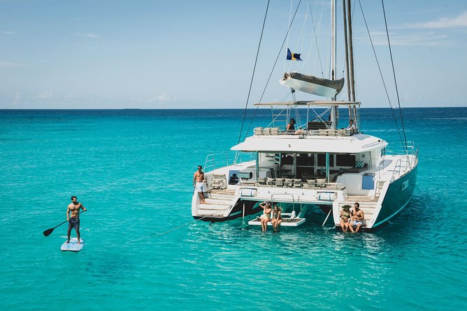 Luxury Catamaran, Snorkel and Dining Experience Barbados - Setting sail on the Lagoon 500