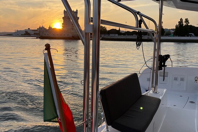 LUXURY Catamaran Sunset and Wine cruise - Crossing beneath the 25th of April Bridge