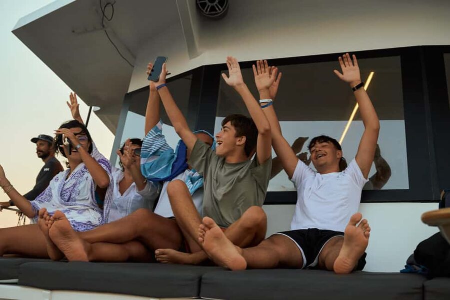 Luxury Catamaran to Balos: Sunset, Snacks, Drinks & Transfer - From Kissamos Port to Balos Lagoon