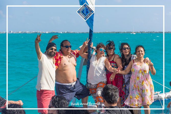 Luxury Catamaran tour to Isla Mujeres with Transportation from Cancun - The sunset spinnaker finale
