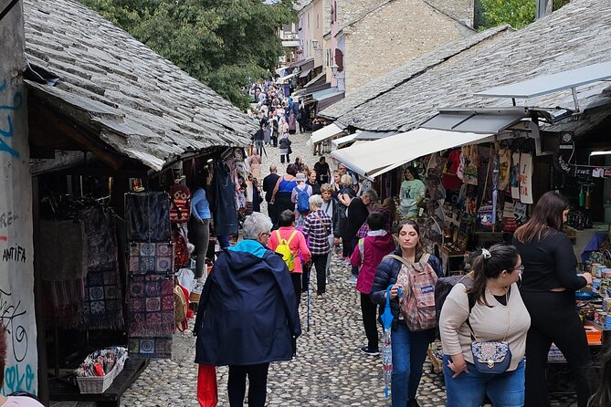 Luxury Day tour to Mostar and Kravice waterfalls - Three hours in Mostar Old Town