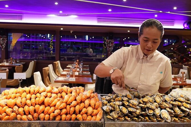 Luxury Dinner Cruise with Guide and Transfer (Opt. Executive Van) - The first river sights: bridges, lights, and Asiatique