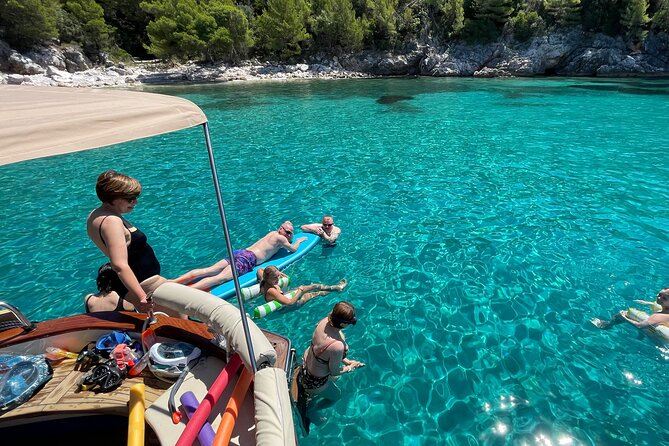 Luxury Elaphite Islands half day Cruise with lunch Apreamare - Koločep: Caves, cliffs, and a short island walk