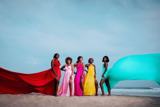 Luxury Flying Dress Photoshoot in Accra - What the Accra Flying Dress Session Is Like