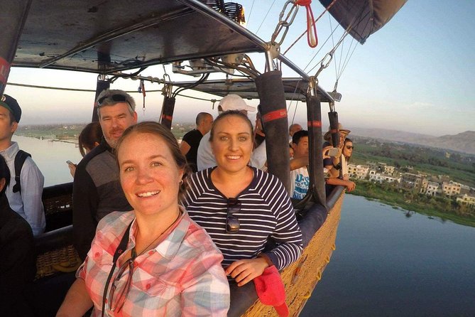 Luxury Hot Air Balloon Riding in Luxor - Launching over the Nile River Valley