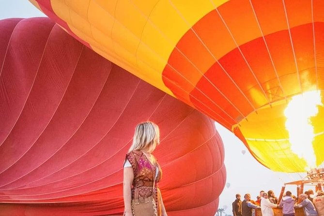 Luxury Hot Air Balloon Riding in Luxor - Looking toward Luxor Temple