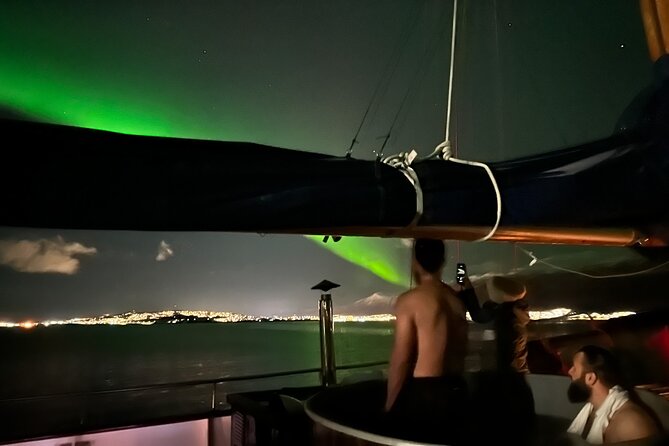 Luxury Northern Lights Yacht Cruise with Hot Tub from Tromsø - Meeting Stella Oceana on Sjøgata