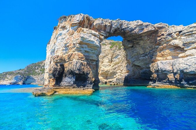 Luxury Private Cruise to Paxos, Antipaxos & Blue Caves with Lunch - The Blue Caves and their bright water