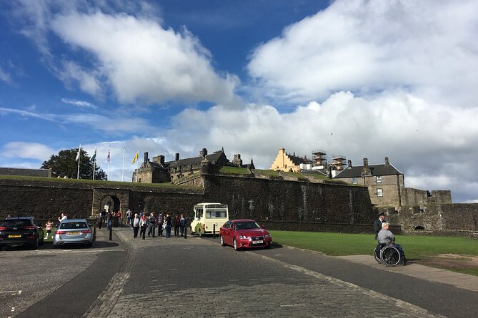 Luxury/Private Day Tour Glasgow to Stirling/Falkirk/Distillery - Wallace Monument rewards the climb